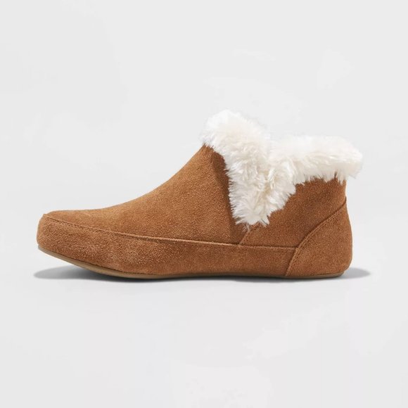 NWOT Brown Taryn Bootie Slippers - Picture 2 of 5